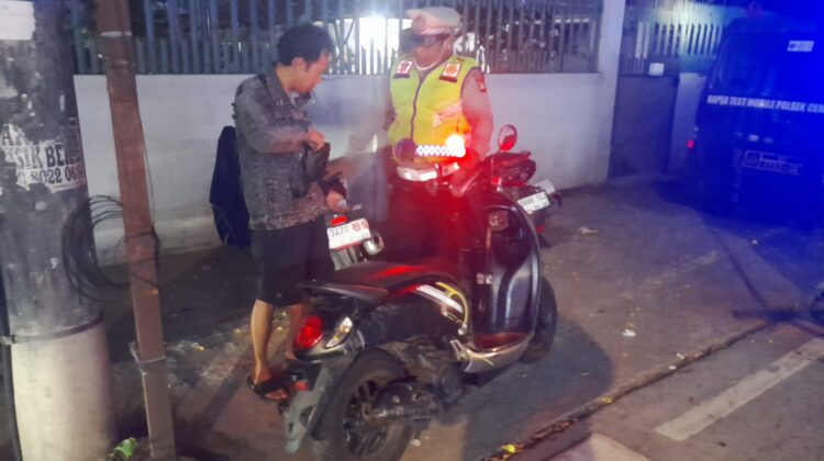 Polisi Hadir di Jam Rawan, Razia Stasioner Digelar di Jalan Rawasari Selatan