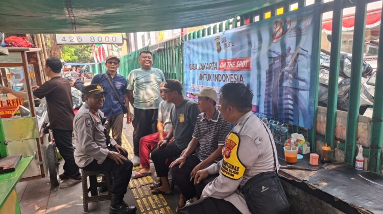 Jaga Jakarta On The Spot untuk Indonesia, Polisi Menyapa Warga, Bersama Jaga Keamanan Kemayoran