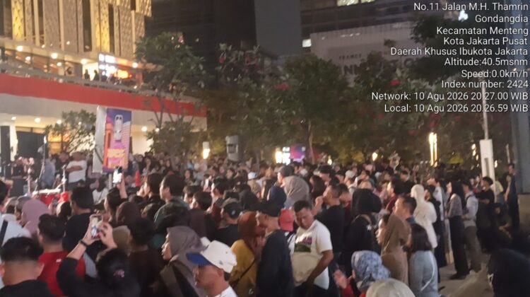Polsek Metro Menteng Kawal Panggung Musik Monday Replay di Anjungan Sarinah