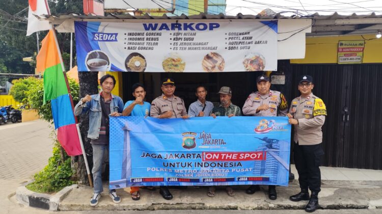 Serap Aspirasi Warga, Polsek Johar Baru Perkuat Jaga Jakarta On The Spot untuk Cegah Tawuran dan Kejahatan