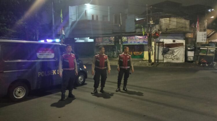 Patroli Strong Point Polsek Senen Sasar Titik Rawan Tawuran dan Begal