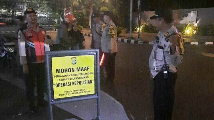 Razia Dini Hari di Jakpus, Polisi Temukan 12 Motor Tak Dilengkapi Surat Sah