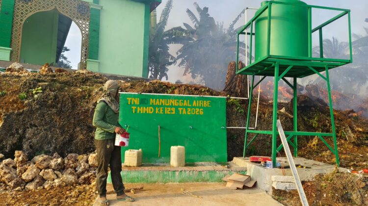 Manunggal Air Bersih TMMD ke-129 di Desa Polewali Memasuki Tahap Finishing
