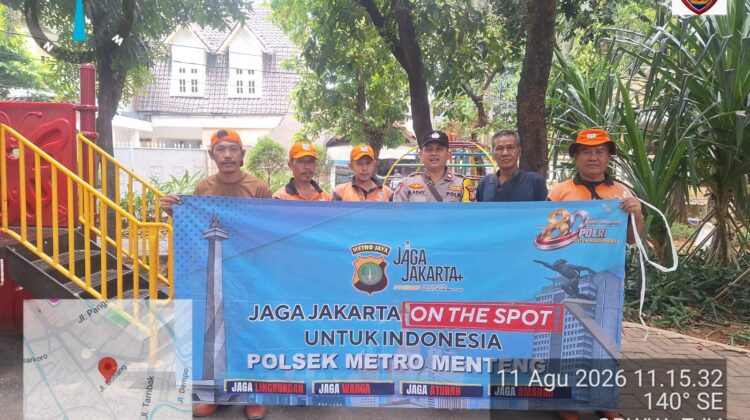 Polsek Metro Menteng Dekatkan Layanan Kamtibmas ke Warga Pegangsaan