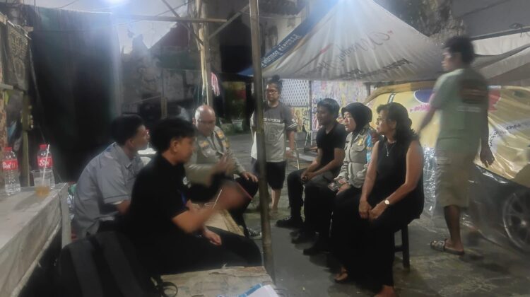 Ngopi Kamtibmas, Polsek Metro Tanah Abang Ajak Warga Kampung Bali Bersama Jaga Keamanan Lingkungan