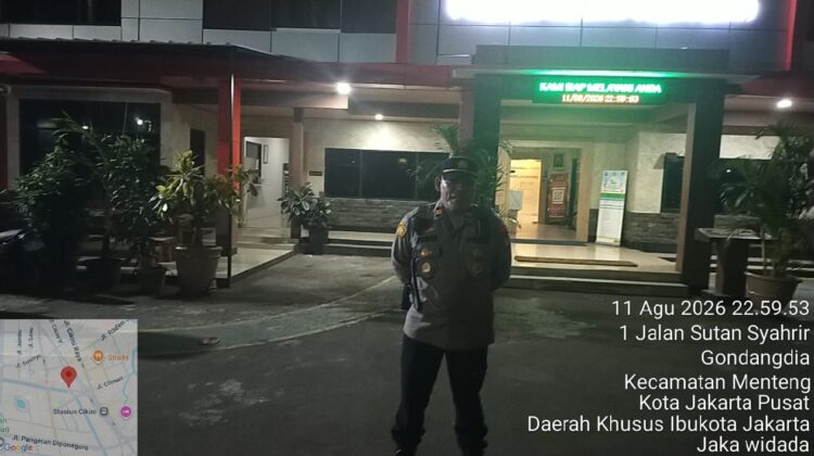 Patroli Cipkon Jaga Jakarta Bergerak, Polisi Perkuat Patroli Malam di Menteng