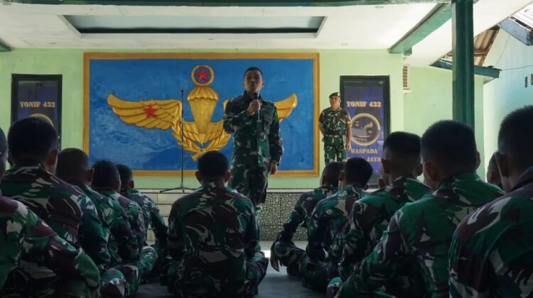 Danyonif 432/WSJ Tekankan Kebersamaan dan Kepedulian Prajurit