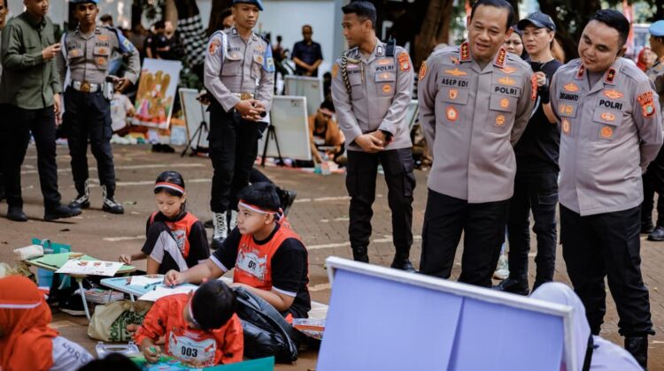 Semarak HUT ke-81 Kemerdekaan RI, Polda Metro Jaya Gelar Festival UMKM dan Lomba Melukis