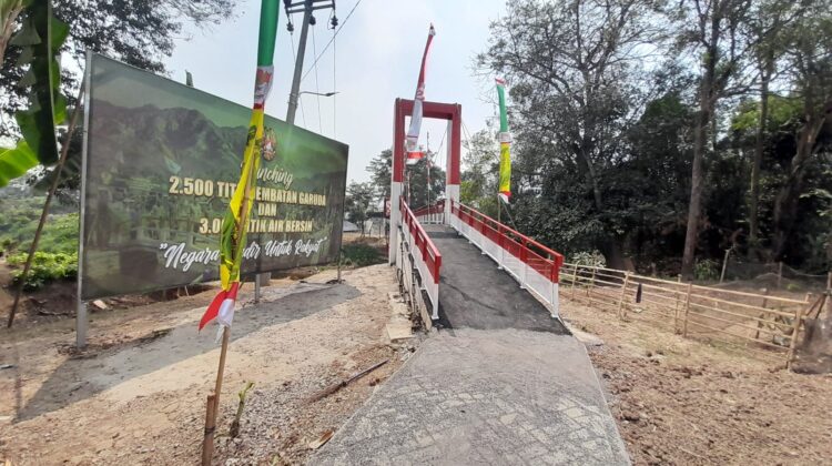 Jembatan Garuda Resmi Beroperasi, Warga Patrasana Kini Lebih Mudah Beraktivitas