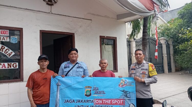 Jaga Jakarta On The Spot, Polsek Senen Ajak Warga Kwitang Perkuat Kamtibmas