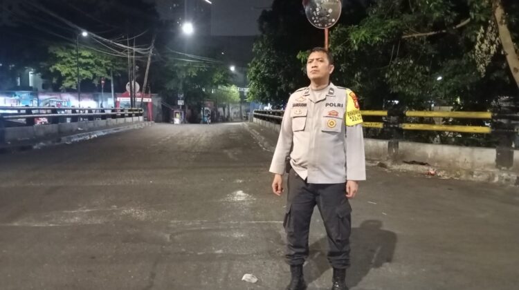 Patroli Polsek Senen Diperketat, Polisi Sasar Titik Rawan Tawuran dan Kejahatan Jalanan