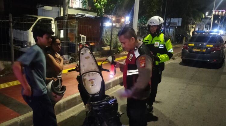 Polsek Sawah Besar Sasar Kriminalitas Dalam Operasi Cipta Kondisi Stasioner