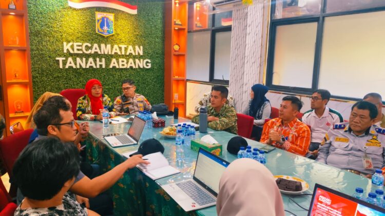 Jelang Pesta Rakyat HUT ke-81 RI, Muspika Tanah Abang Gelar Rapat Koordinasi