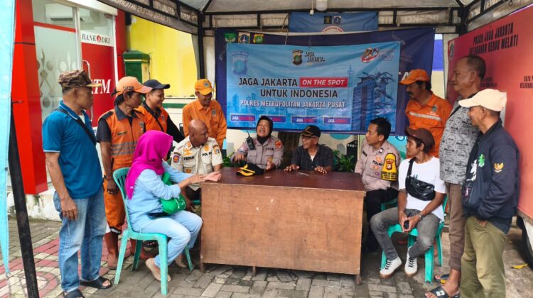Polsek Metro Tanah Abang Gelar Jaga Jakarta On The Spot, Serap Aspirasi Warga dan Perkuat Kamtibmas di Kebon Melati