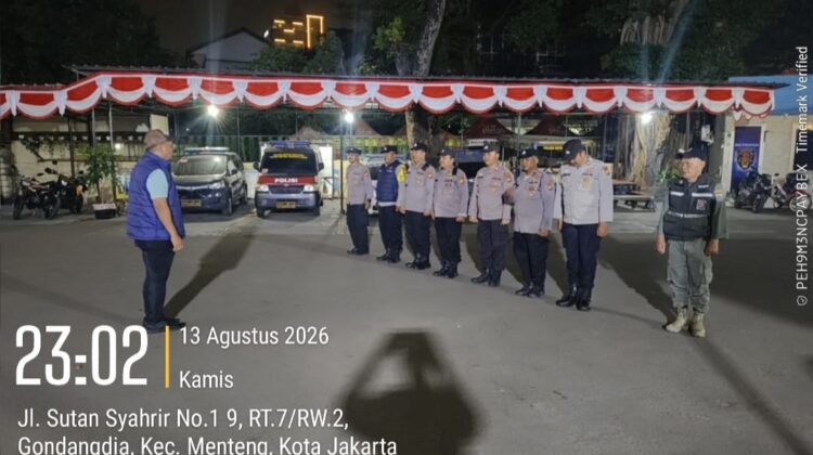Cipkon Tengah Malam, Polisi Perkuat Patroli Jaga Menteng Tetap Kondusif