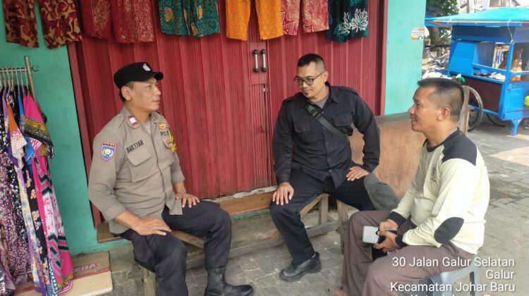 Perkuat Keamanan Pasar Gembrong, Polisi Bangun Sinergi dengan Security