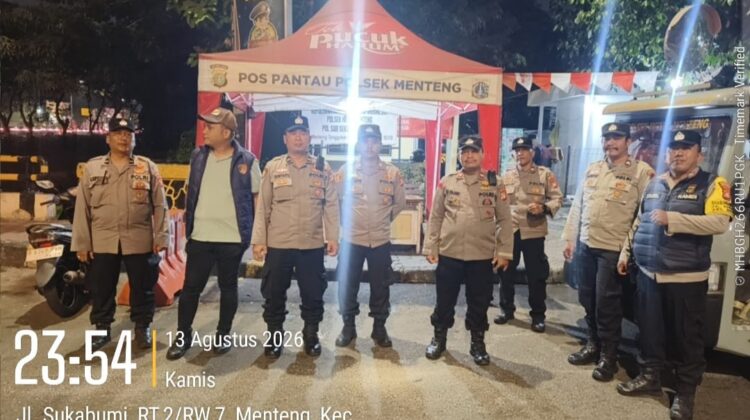 Perbatasan Menteng Tenggulun Diperketat, Polisi Cegah Tawuran dan Kejahatan Malam