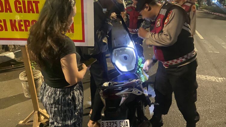 Operasi Kejahatan Jalanan Polsek Senen Digelar, Persempit Ruang Gerak Kriminalitas 