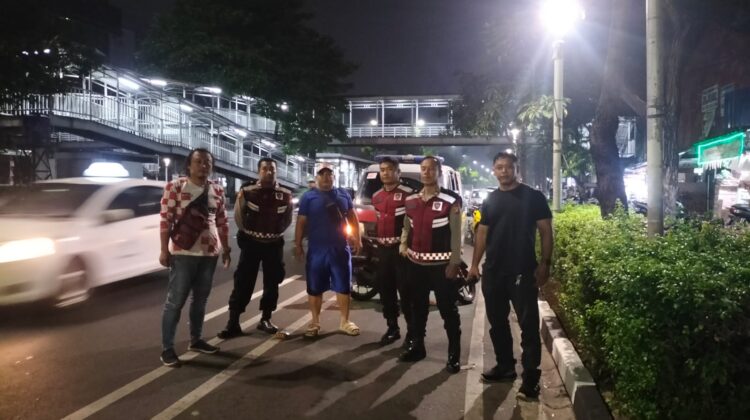 Polisi Tiga Pilar Gelar Patroli Cipta Kondisi di Wilayah Senen, Sasar Lokasi Rawan Kamtibmas