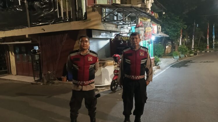 Polsek Senen Tingkatkan Patroli Strong Point Antisipasi Tawuran dan Kejahatan 3C