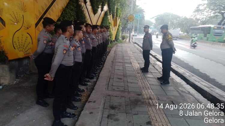 Jelang Pidato Kenegaraan 2026, 138 Personel Disiagakan di Ring 3A Gedung MPR/DPR