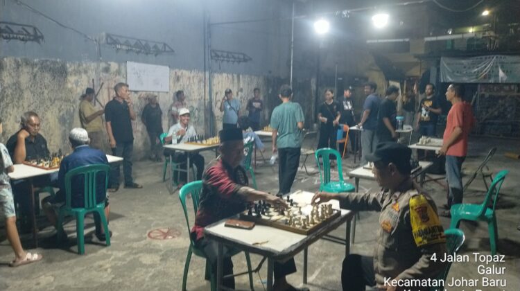 Sambang Lomba Catur, Polisi Perkuat Kamtibmas di Tengah Perayaan HUT RI