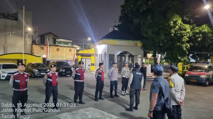 Apel Cipta Kondisi Dini Hari, Polsek Johar Baru Antisipasi Begal dan Kejahatan Jalanan