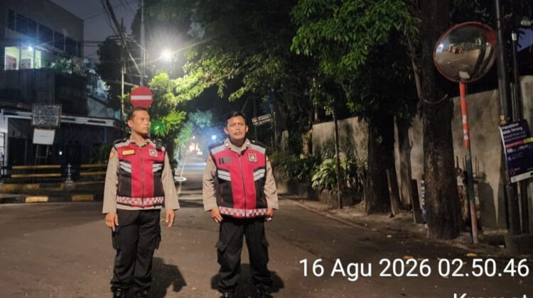 Polsek Senen Plotting Personel Dini Hari, Antisipasi Tawuran hingga Kejahatan 3C
