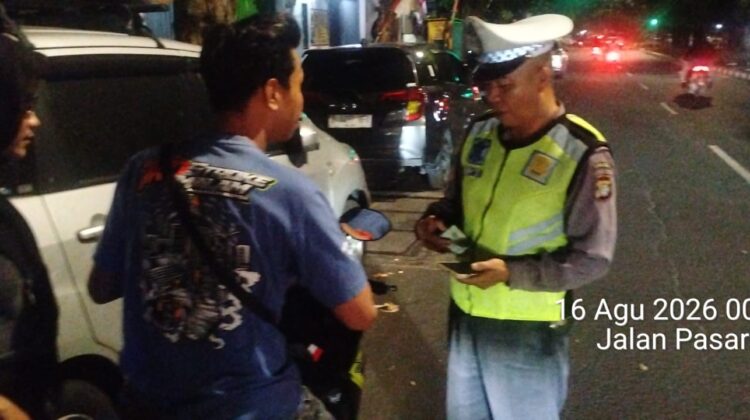 Polsek Senen Gelar Razia Stasioner Cegah Kejahatan Jalanan di Jakarta Pusat