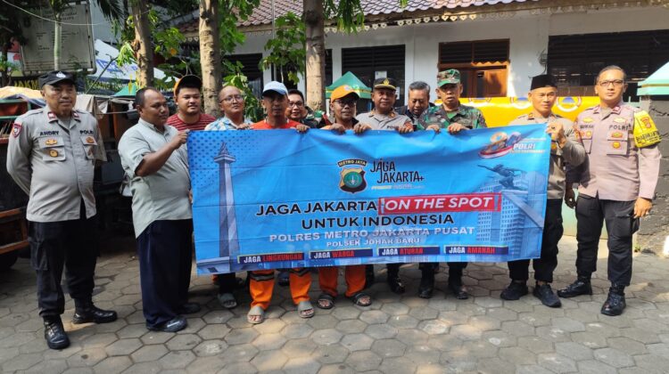 Polisi dan Warga Kampung Rawa Perkuat Jaga Jakarta On The Spot, Cegah Tawuran dan Kejahatan Jalanan