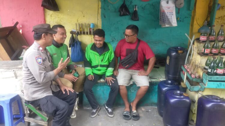 Sapa Pengemudi Ojol, Polisi Bangun Komunikasi Humanis Jaga Galur Tetap Kondusif