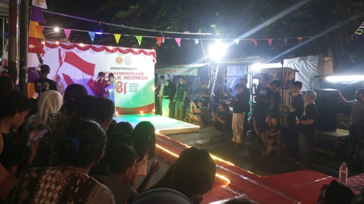 Kesiapsiagaan Bhabinkamtibmas Hadir di Tengah Warga, Monitor Fashion Show Anak Sambut HUT RI ke-81