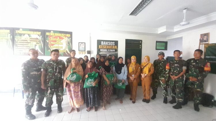 Bertepatan HUT RI ke-81, Koramil 12/Rajeg Gelar Komsos dan Bakti Sosial Kesehatan melalui Jaga Jakarta “On The Spot”