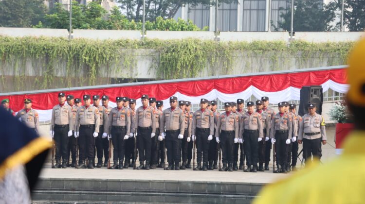 Polres Jakpus Gelar Upacara HUT ke-81 RI di Lapangan Banteng, Berlangsung Khidmat