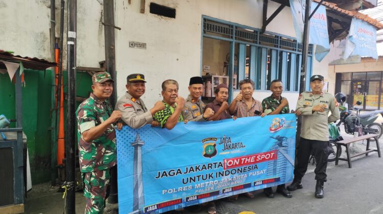 Jaga Jakarta On The Spot, Polsek Johar Baru Bersama Warga Perkuat Kamtibmas