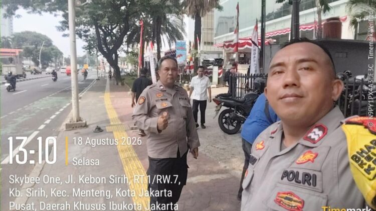 Polsek Metro Menteng Perkuat Pengamanan, Pantau Situasi di Kantor BGN