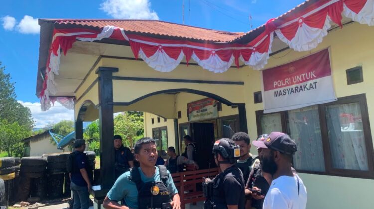 Satgas Kepolisian Operasi Damai Cartenz Respons Gangguan Tembakan di Polsek Asologaima, Situasi Kembali Aman