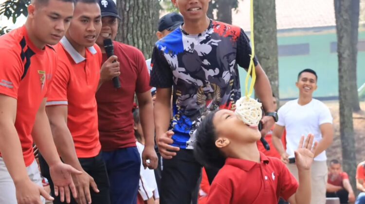 Semarak HUT ke-81 RI, Yonif 330 Kostrad Gelar Lomba dan Karnaval