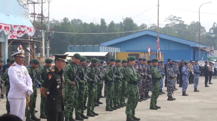 Brigif 20 Kostrad dan Forkopimda Mimika Tabur Bunga, Kenang Jasa Pahlawan