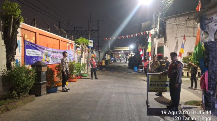 Saat Warga Terlelap, Patroli Cipta Kondisi Bergerak Jaga Johar Baru dari Kejahatan Jalanan