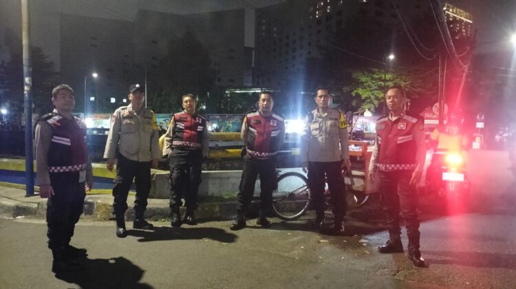 Patroli Tiga Pilar Senen Sasar Titik Rawan Gangguan Kamtibmas