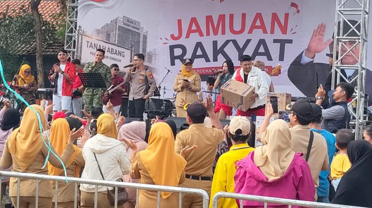 Sinergi TNI-Polri dan Pemda, Jamuan Rakyat HUT ke-81 RI di Bendungan Hilir Berlangsung Kondusif