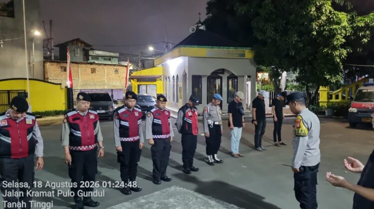Apel Operasi Cipta Kondisi, Polsek Johar Baru Sasar Begal, Narkoba, Sajam dan Kejahatan Jalanan