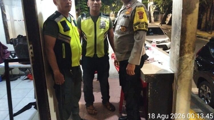 Sambangi Poskamling RW 07, Polisi Ingatkan Tamu Wajib Lapor 1×24 Jam