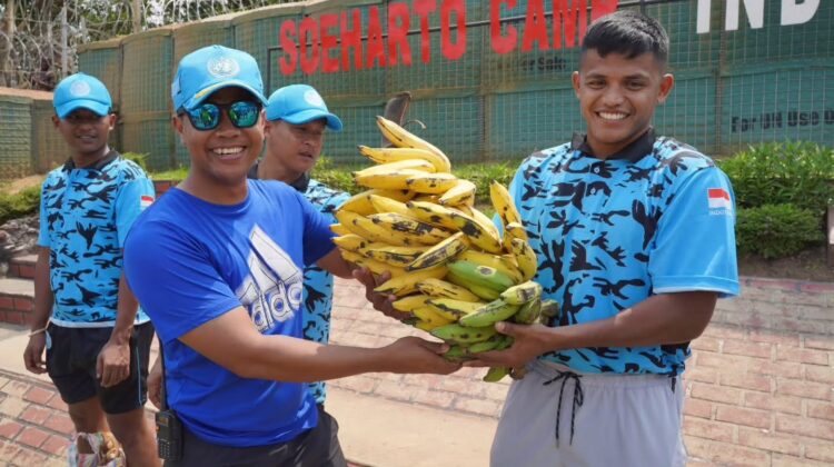 POB Komanda Semarakkan HUT ke-81 RI Bersama Pasukan Guatemala di Kongo