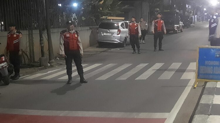 Operasi Stasioner Polsek Metro Tanah Abang Sasar Kejahatan Jalanan dan Tawuran