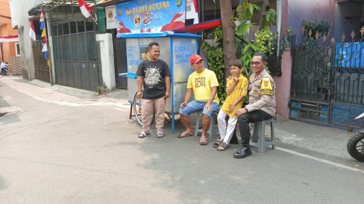 Sambangi Warga Kampung Rawa, Polisi Perkuat Kewaspadaan Cegah Hoaks dan Curanmor
