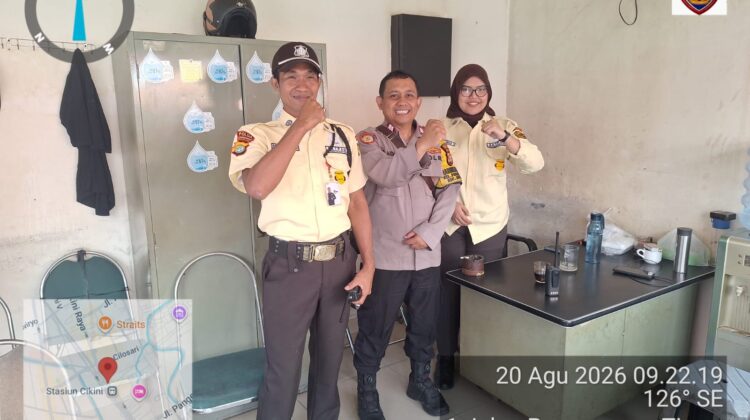 Bhabinkamtibmas Sambangi Perkantoran EBTKE, Perkuat Deteksi Dini Gangguan Kamtibmas