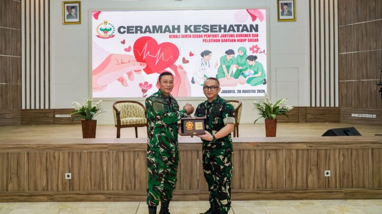 Kostrad Bekali Prajurit, PNS dan Keluarga dengan Pengetahuan Kesehatan Jantung