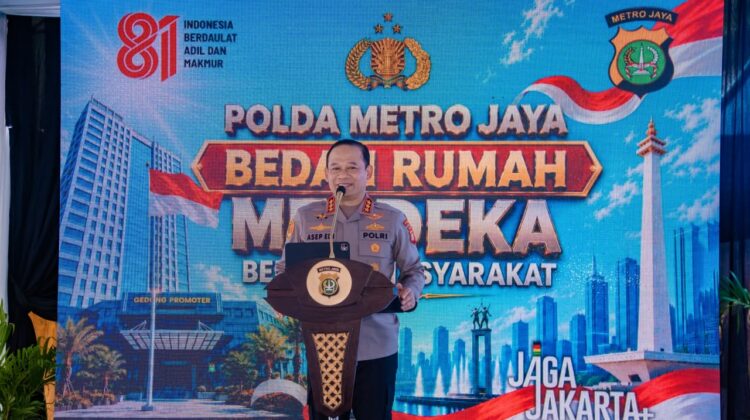 Wujudkan Program Presiden, Polda Metro Jaya Resmikan 35 Rumah Layak Huni